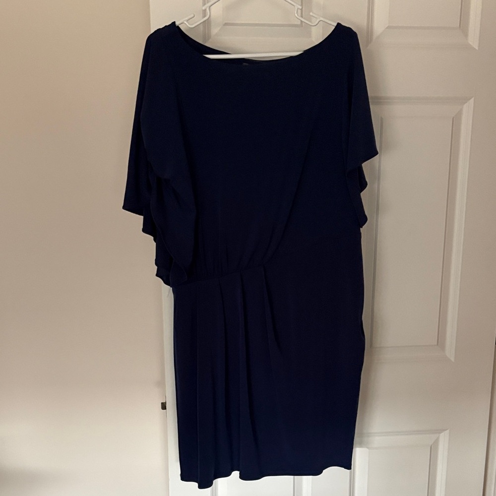 Vince Camuto Midnight Blue Asymmetrical Dress